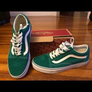 Vans Old Skool Ultramarin Green Suede/Canvas